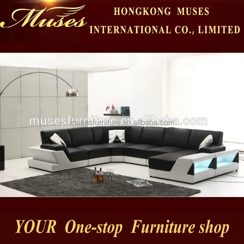 Nieuwe design bank 2015 sofa met led verlichting as503# woonkamer ... Verlichting woonkamer bank