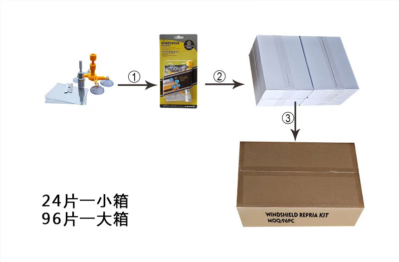 8 In 1 Windshield Repair Kit Bunnings Car Glass Repair Kit Buy