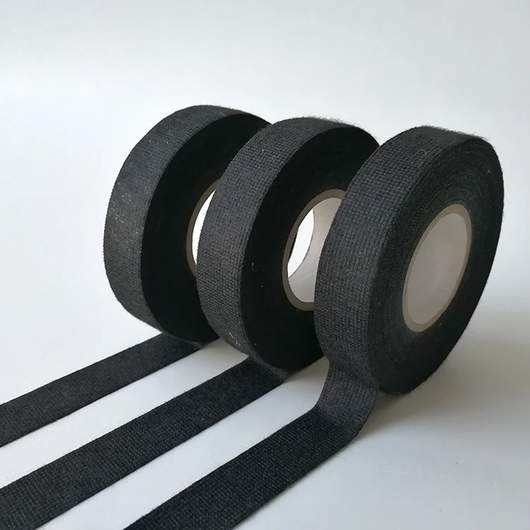 Free Sample Black Wire Harness Fleece Adhesive Tape For Sound Damping ...