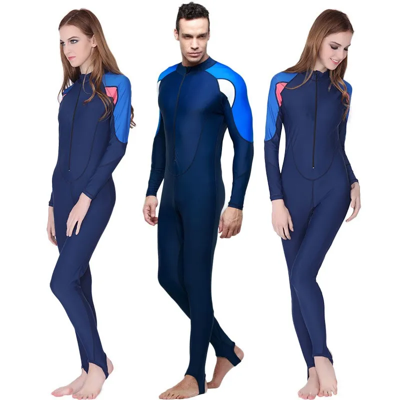 Sbart Lycra Wetsuit Swimming Surfing Wetsuits Long Sleeve Scuba Diving
