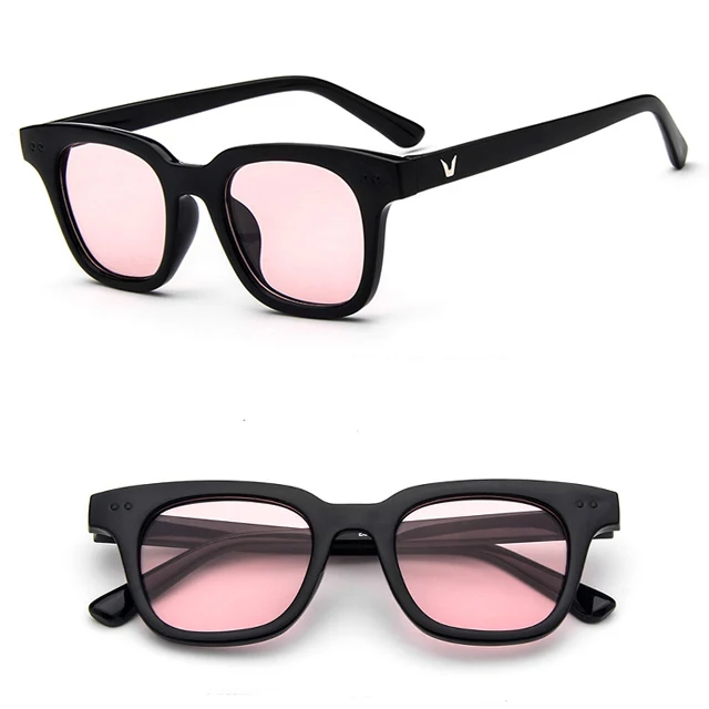 

DLL5097 Jelly Lens Small Frame Fashion Square Sunglasses