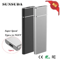 

Type C To NGFF SSD Case M.2 SSD Enclosure USB 3.1 to NGFF M.2 SSD Housing for 2230 2242 2260 2280 Aluminum cases good price