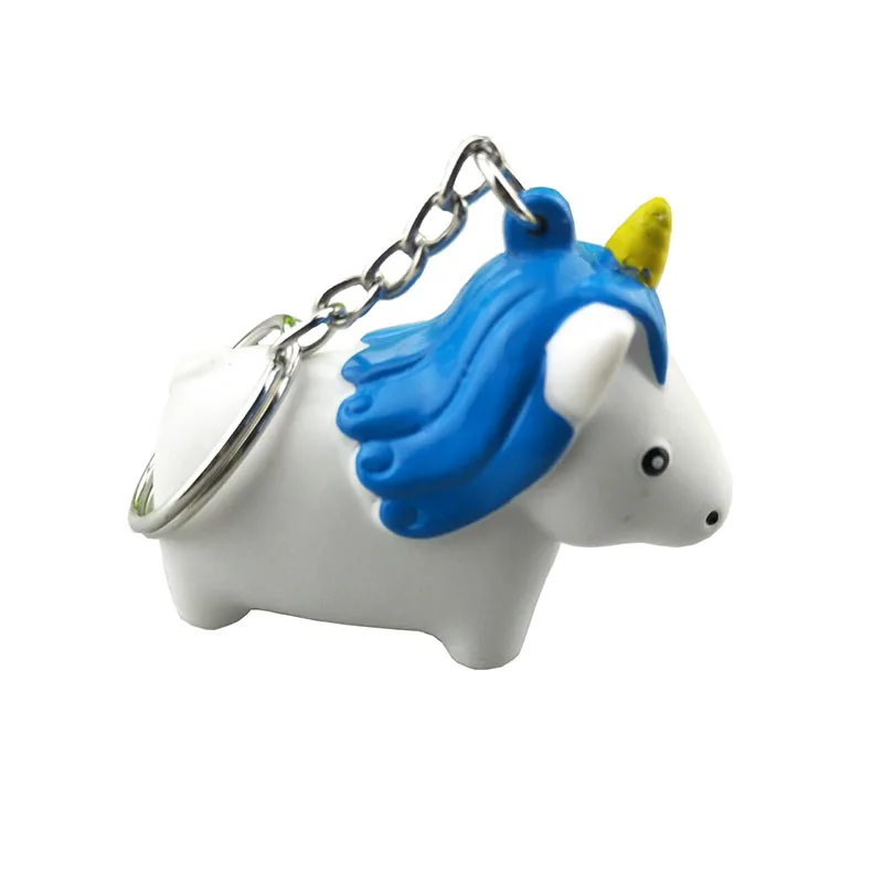 Promotion Cheap Small Moq 3d Unicorn Keychain,Souvenir Colorful Soft