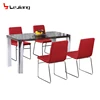 Free Sample Chair Rubber Wood Modern Traditional Wrought Iron Economic Dining Table Set