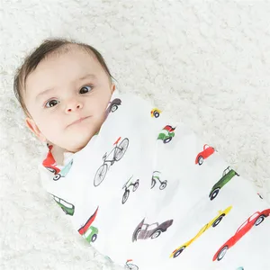 Zogift 2018 New Design Baby Swaddle 100% Organic Cotton Muslin Baby Blanket