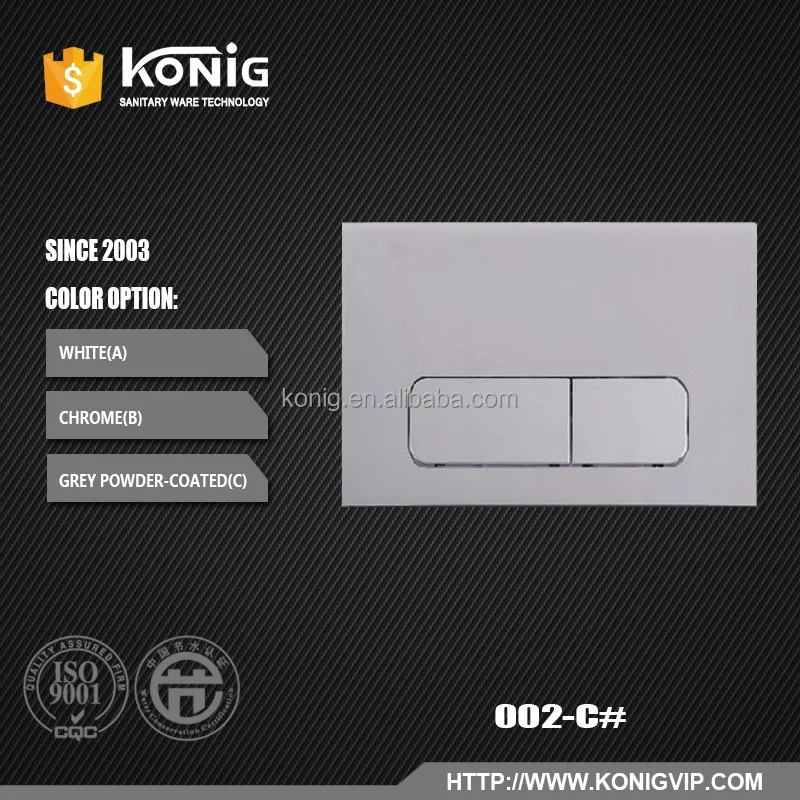 
HOT SALE dual flush plate in white for concealed plastic tank- fit Geberit concealed cistern 