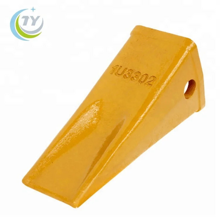 Wear-resistant carbon steel excavator crusher bucket teeth 1U3302