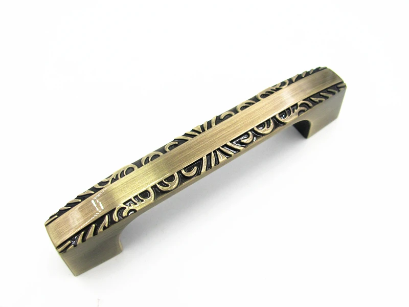 New Furniture Classic Carved kitchen cabinet drawer pull knobs door handle