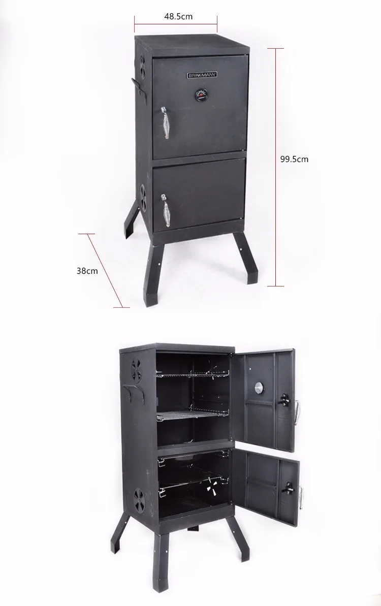 Ky8523sq Wood Fired Oven Smoker Barbecue Grill Barbique Stove Outdoor