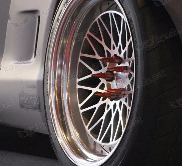 For Universal Neo Chrome Spiked Steel Car Wheel Nut,Racing Wheel Lug
