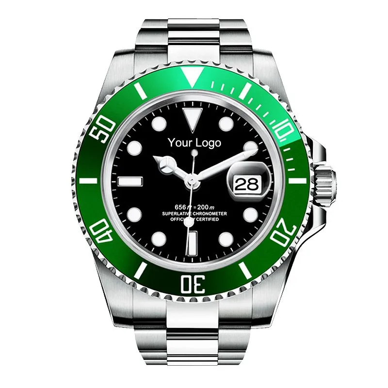 

2019 Newest stainless steel mens watch, custom logo watch, rollex watch men, N/a