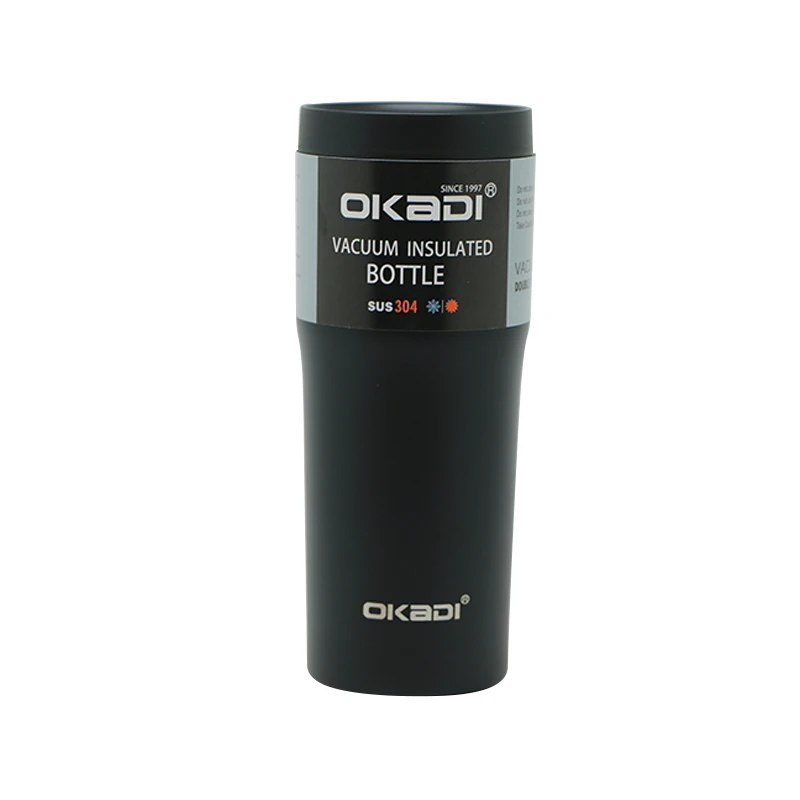 

Double wall vacuum insulated travel mug 16 oz stainless steel coffee tumbler, Customized