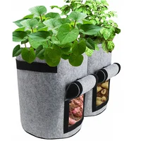 

Felt Potato Grow Bag Plant Bag Garden Plant Round Pot