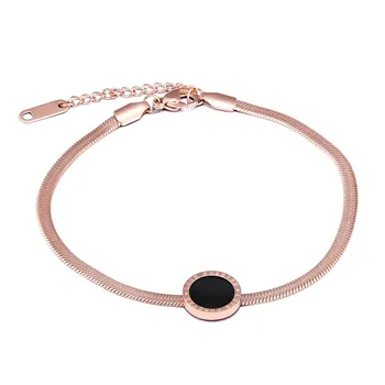 chunky rose gold bracelet