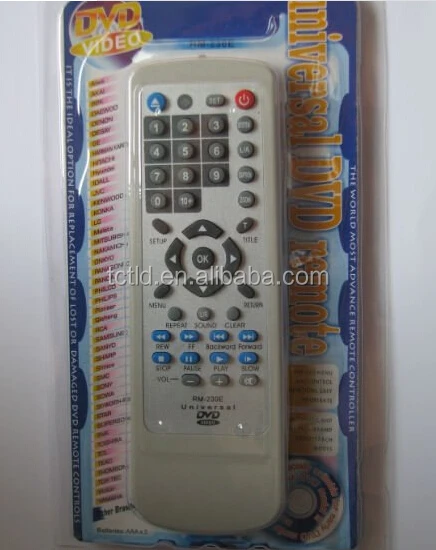 universal dvd remote control