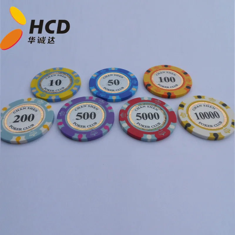 Plastic chips tokens