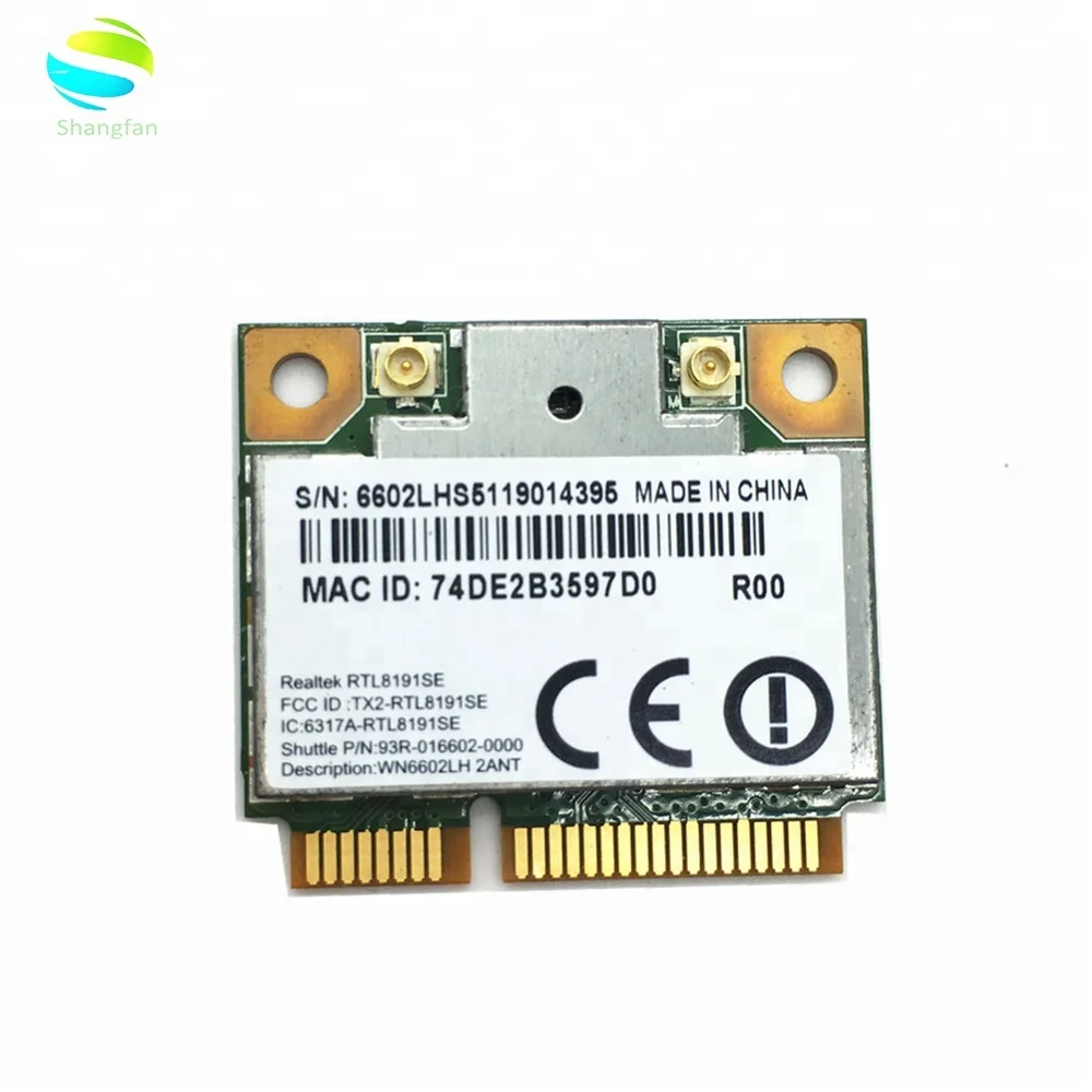 realtek rtl8191se wireless lan 802.11 n pci e nic