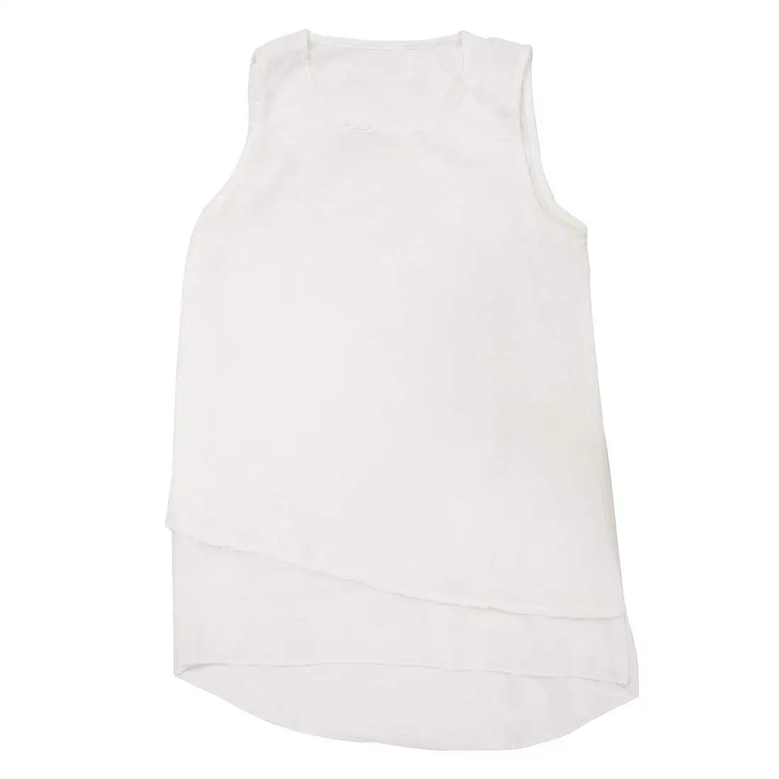 white baggy vest top