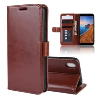 

For Xiaomi Redmi 7A Back Case for Redmi 7 A Cover Crazy Horse Leather Wallet Case Phone Leather Cover Phone Case Back Cover Flip