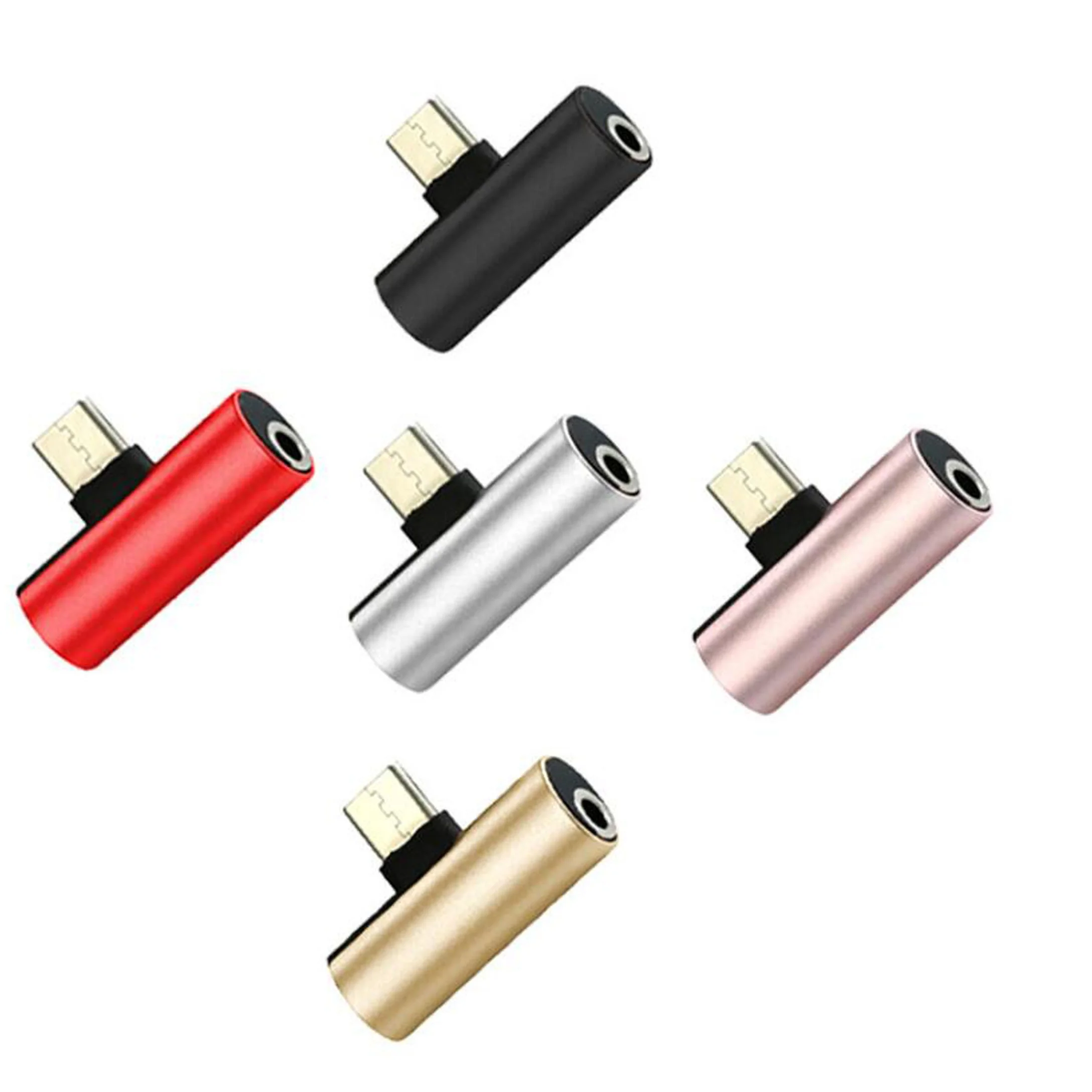 New design Metal Mini Pill Shape 4 IN 1 for iphone adapter splitter