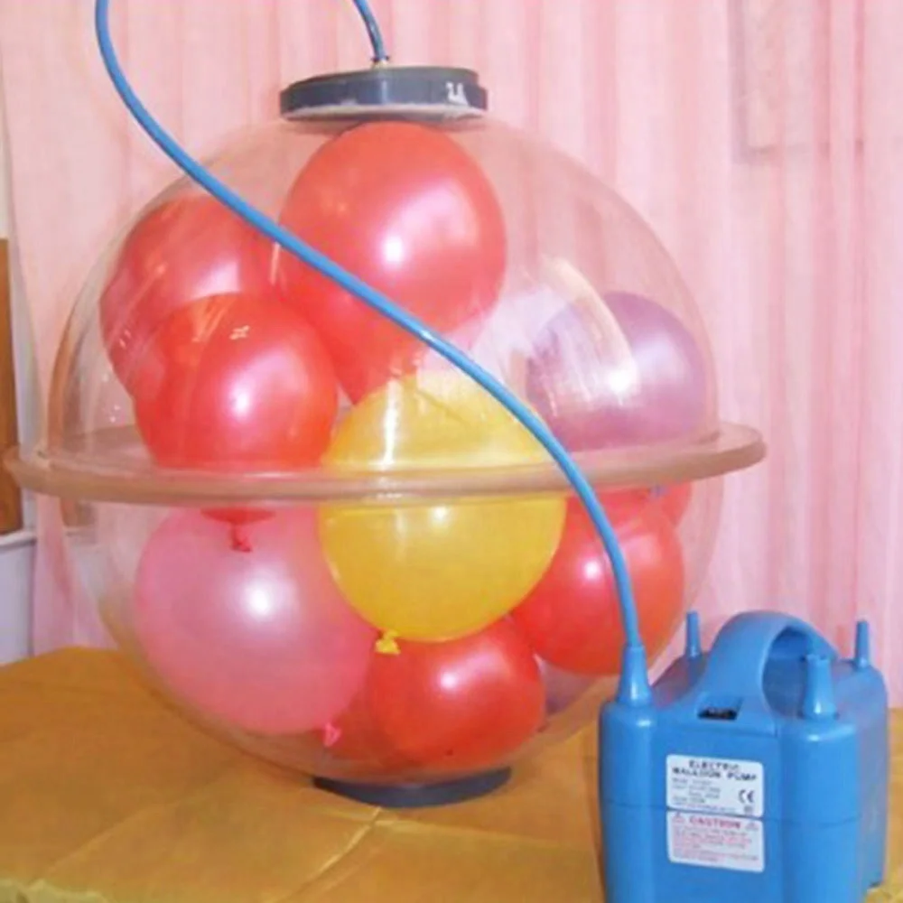 teddy bear in balloon machine