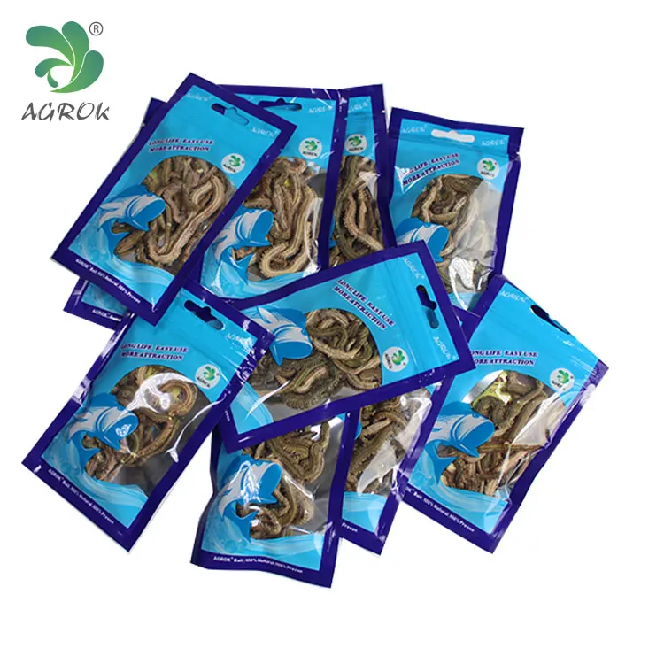 

AGROK Excellent Fishing Bait Dry Lugworm Freeze-dried Worm Soft Lure, N/a