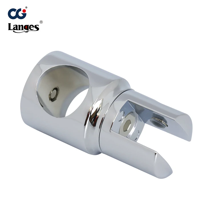 Glass Patch Fitting Door Hardware Adjustable Bathroom Connection Pipe