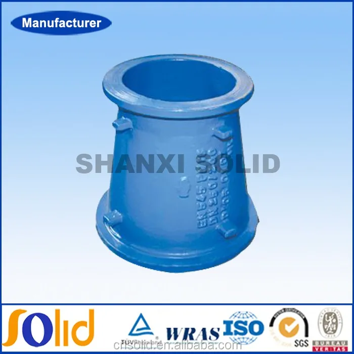 Ductile iron pipe fitting eccentric reducer
