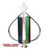 WELLSEE Vertical Spiral Wind Turbine Generator High Power Windmill Alternator For Wind Energy Power Supply