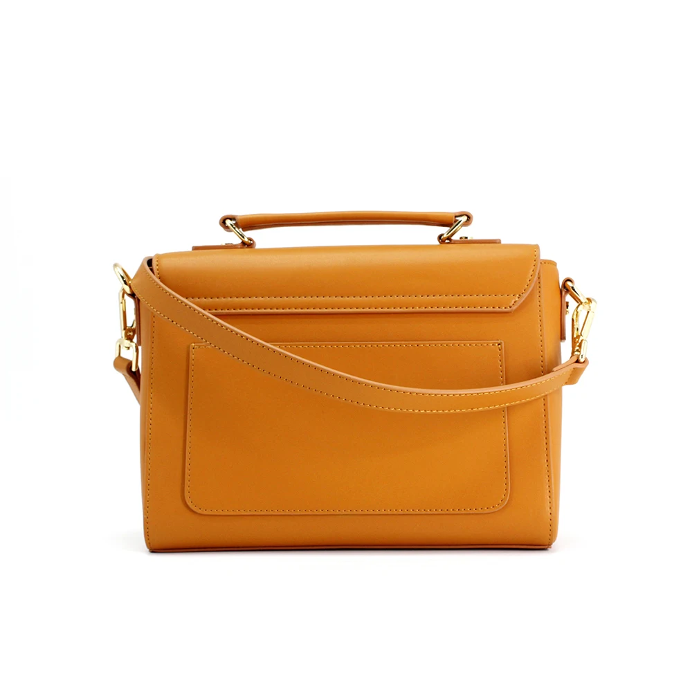 China Supplier Ladies Designer Handbag Amber Leather Messenger Bag For