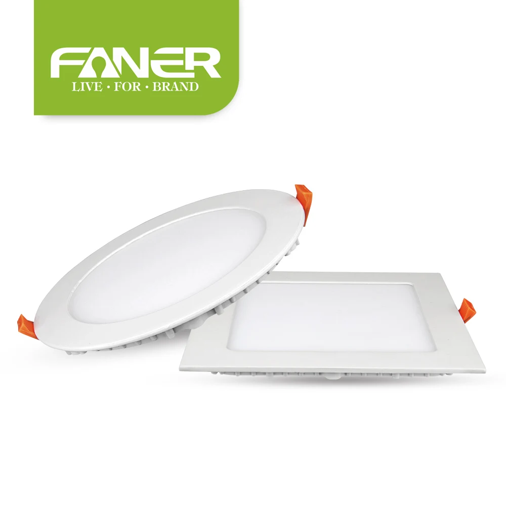 
Top sale!! 3w/4w/6w/9w/12w/15w/18w/24w faner led slim panel down light ra>90 