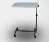 adjustable stryker over bed hospital side table with wheels