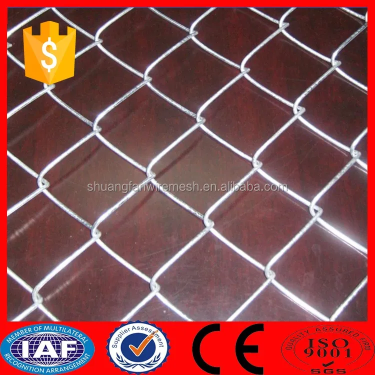 Galvanized 6 Gauge Chain Link Fence 6 Foot / Chain Link Fence Per Sqm Weight With Best Price