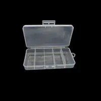 

Factory 176mm*100mm*30mm multifunction fishing tackle lure box with 5 compartments