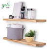 100% Wooden Hidden Floating Shelf Brackets,Clean Edge Floating Shelves