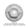 Polyurethane Ornaments High Density Beautiful Decorative PU plaster molds for ceiling