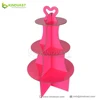 Cardboard Cupcake Stand Display, Three Tires Paper Cake Stands for Wedding Cakes