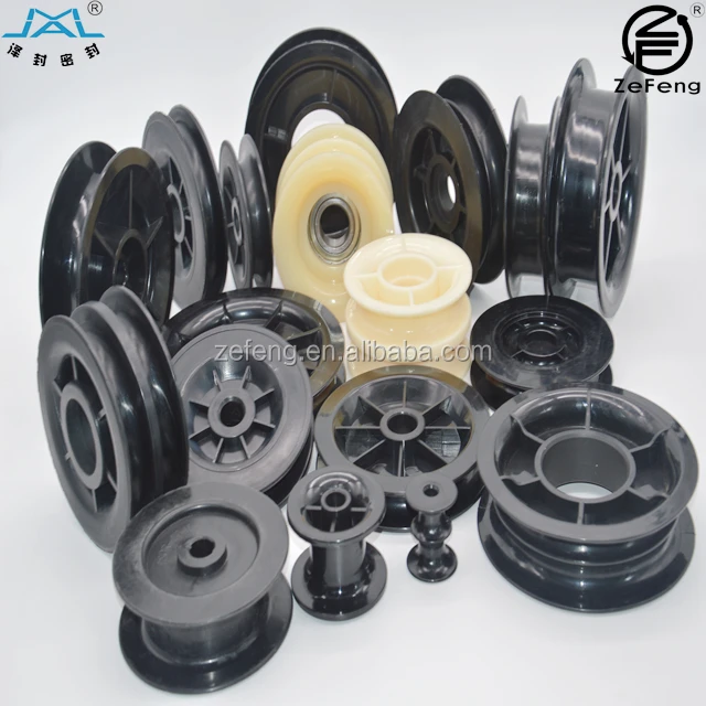 Forklift Parts Hose Pulley 25*144*45 Nylon Plastic Double Pulley(groove