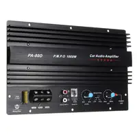 

Free Shipping 12V 1000W Mono Car Audio Power Amplifier Powerful Bass Subwoofers Amp PA-80D