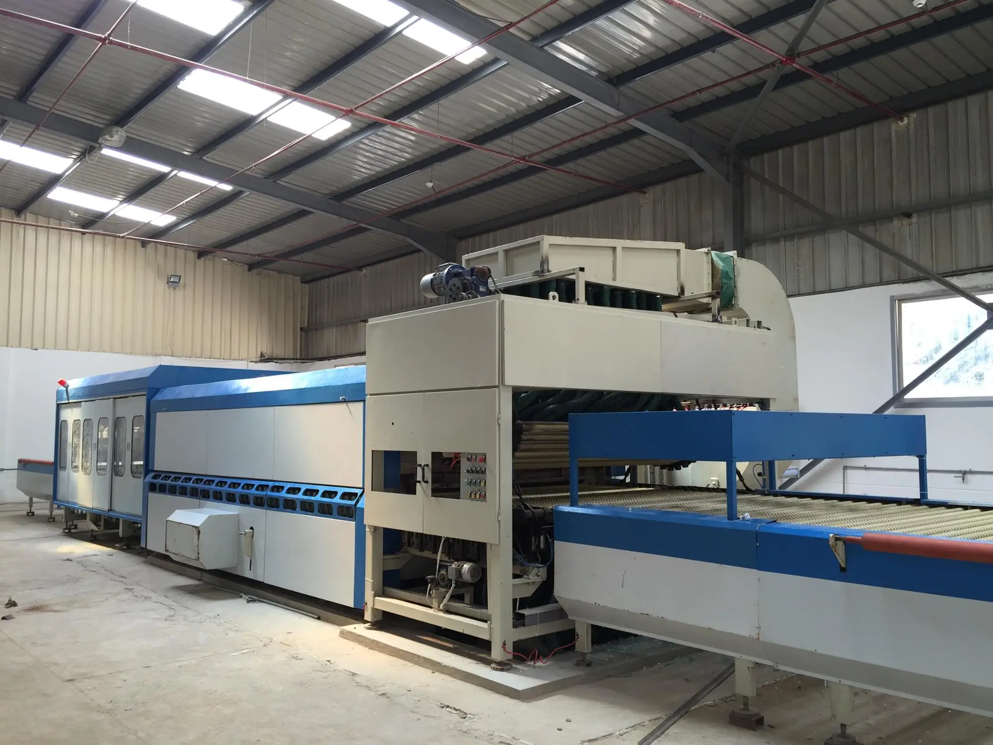 Lad Glass Machinery Convection Tempered Glass Making Machine Price 