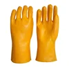 shandong shunxing pvc yellow rough finish hand gloves for construction work
