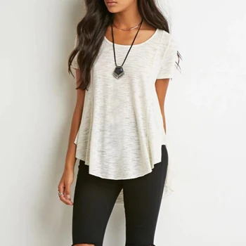 Top Casual Woman Loose Comfortable Big Simple Giant Swing Skirt T