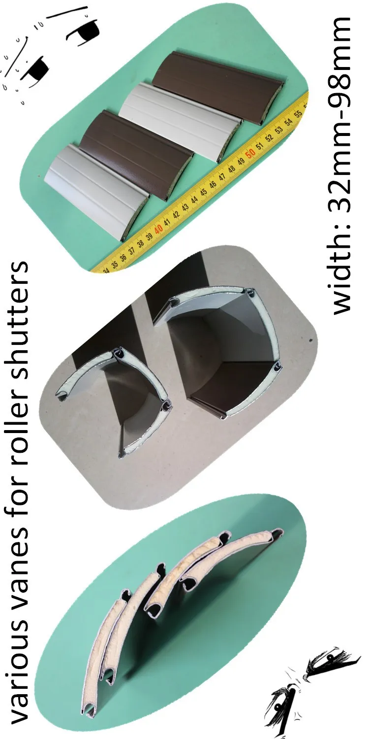 factory directly manufacturing manual motorized aluminum steel outdoor ROLLER SHUTTERS for garage door window