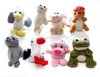 2015 Best selling factory direct wholesale soft cute small animals stuffed keychain plush toy,custom plush toy