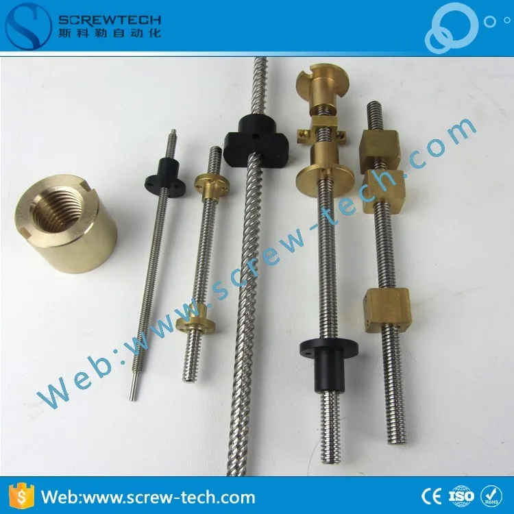 Pitch 3mm Metal Deflector Ball Screw 1203 For Mechanical Parts - Buy ...