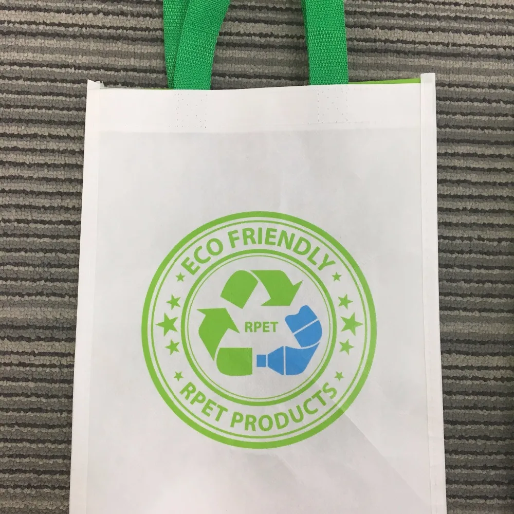 

Global Recycled Standard Certificate Eco friendly rPET Bag from Recycled Bottles rPET, Customized