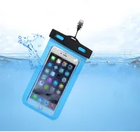 

PVC Waterproof Phone Case Cover for Cell Phone Touchscreen Mobile Water Proof Pouch Bag With Strap for Phones