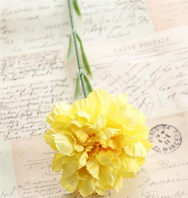 k-1030 high quality artificial real touch carnation flower for