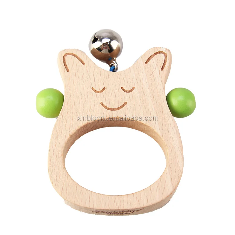 Wooden Baby Rattle set