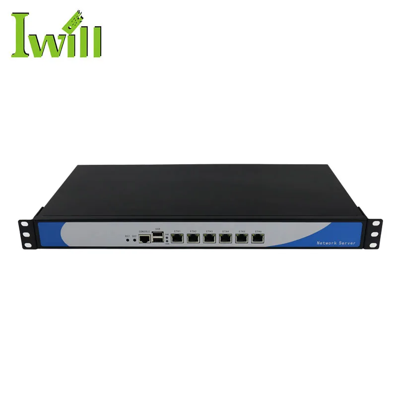 

Cheapest 1U rack server Intel core i3 i5 i7 CPU 6 lan mini-itx motherboard for firewall VPN router with QOS function